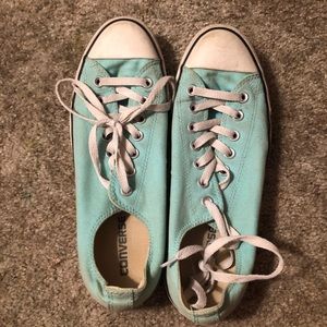 Mint Green Converse All Stars